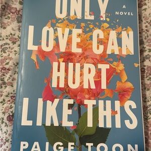 Blue and Orange Floral Book Cover - Only Love Can Hurt Like This